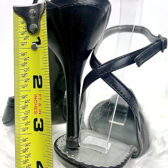 BCBGirls Strappy High Heel Pumps w/Buckles Size 7B - Picture 6 of 8